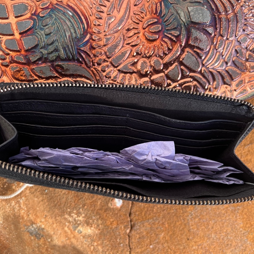 NWT Free People We The free Emerson Black Leather  Wallet - Picture 3 of 12